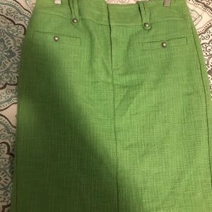 Club Monaco Sz 6 green skirt